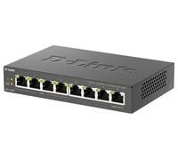 Commutateur De Bureau Non Géré Gigabit PoE 8 Ports, 4 Ports PoE+ - DGS-1008P/B