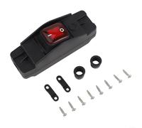 Commutateur de câble de jardin IP65 6 A 250 V AC pour extérieur résistant aux intempéries pour équipement de pelouse, systèmes d'éclairage de jardin