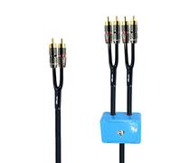 Commutateur de canal sonore 2 mâles vers 4 mâles RCA 2 entrées 1 sortie audio stéréo R/L 1 entrée 2 sorties audio stéréo avec bouton muet aucune alimentation externe requise CD haut-parleur DVD