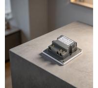 Commutateur de capteur de carte sans induction 125 kHz pour utilisation hôtelière compatible avec les cartes EM TEMIC TI AC40-220V 50Hz 40A-45A Délai de courant 15-20 secondes (blanc)