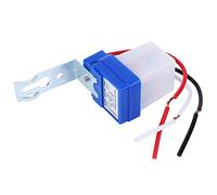 Commutateur de Capteur de Commutateur Photo de Réverbère Extérieur, de Capteur de Lumière étanche à la Pluie avec une sensibilité élevée, 2 Pièces, Plage de Détection de 10 M (AS-10A-220V)