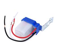 Commutateur de Capteur de Commutateur Photo de Réverbère Extérieur, de Capteur de Lumière étanche à la Pluie avec une sensibilité élevée, 2 Pièces, Plage de Détection de 10 M (AS-10A-12V)