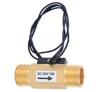 Commutateur de capteur de débit d'eau 1/2" Interface débitmètre électromagnétique haute performance en laiton accessoire industriel pour automatisation équipements systèmes de compression d'air