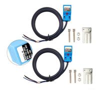 Commutateur de capteur de proximité inductif SN04-N NPN NO 4 mm Distance de détection pour machines-outils, 2 jeux avec supports et vis