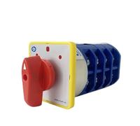 Commutateur de changement de came rotatif LW5D-40/4, 40A, 16 bornes, 3 Positions, 4 pôles, sélecteur d'inversion(OFF-ON)