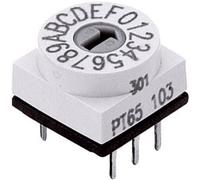 Commutateur de codage hexadécimal 0-9/A-F Positions de commutation 16 PTR Hartmann HEX. CODIERSCHALTER 1 pc(s)