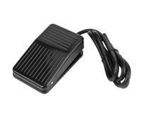 Commutateur de commande au pied TFS-01, 250VAC 10A, interrupteur à pédale momentané antidérapant, double joint en caoutchouc de silicone étanche IP67 pour perceuse table (Longueur de ligne 1 mètre)