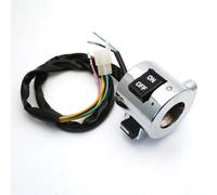 Commutateur de commande chromé côté droit ou gauche 50cc 125cc 150cc compatible avec les pièces de moto automobile GY6 cyclomoteur rétro scooter(Right side)