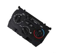 Commutateur de commande de climatisation compatible avec modèles 206 207 307, OEM 9624675377 X666633H, interrupteur de chauffage AC en plastique et métal