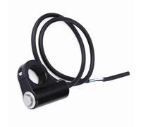 Commutateur de Commande de Guidon, Keenso Interrupteur de Guidon de Moto 7/8"22mm Bouton-poussoir en Alliage d'Aluminium Interrupteur à Bascule Universel(B)