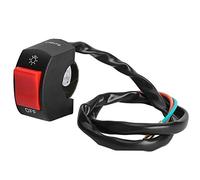 Commutateur De Commande De Phare De Guidon De Moto,Commutateur Universel D'Activation/Désactivation Du Phare Du Guidon Led De Moto Universelle 7/8 Pouces Avec Bouton(Rouge)