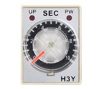 Commutateur de commande de relais de retard H3Y-2, 24V DC, Transparent, facile à régler, utilisation industrielle durable (10S)
