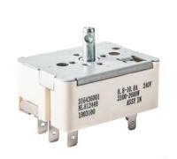 Commutateur de commande de table de cuisson en métal 8 pouces pour