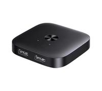 Commutateur de connexion câble données, conversion partagée deux en un, à, double répartiteur USB(2x1 1x2 USB 2.0 Switch)