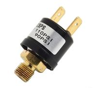 Commutateur de contrôle de pression pour compresseur d'air - 12 V - Pression nominale 70/220 PSI - Pour klaxons à air de véhicule, klaxons de train et compresseurs de suspension d'air (90-110SPI)