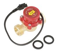 Commutateur de Débit d'Eau, 220V 0.5A G3/4"-3/4" Interrupteur de Signal de Commutateur de Débit de Commutateur de Pompe à Eau de Fil