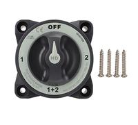 Commutateur de déconnexion de batterie marine 500A Heavy Duty 4 Position Batterie Sélecteur pour RV -bateau
