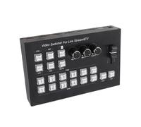 Commutateur de Flux en Direct, 1080P 60 Hz, Port HDMI 4 Entrées 2 Sorties, Type C, Audio, Mélangeur Vidéo en Direct HDMI Multiple, pour la Production de Diffusion Télévisée, Les