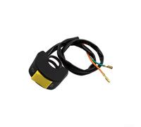 Commutateur de Guidon 22mm avec LED et pour flash Dual - Interrupteur Sécurité Coupure pour Moto pour cross Road(yellow)