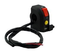 Commutateur de Guidon Barre De Poignée De Moto, 7/8 Pouces, 22mm, Commutateurs Droits, Démarrage, Mise À Mort Avec Charge USB, Bouton De Commutation Du Contrôleur De Guidon