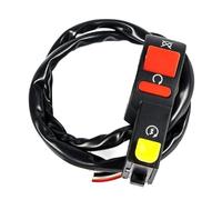 Commutateur de Guidon Bouton De Démarrage Et D'arrêt Électrique Pour Moto, Interrupteur De Guidon Pour Moto, Dirt Atv, Quad, Adapté Aux Accessoires De Moteur 7/8 Pouces