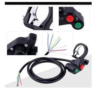 Commutateur de Guidon de Moto, Keenso Bouton Poussoir pour Guidon 7 / 8inch 22mm Imperméable Interruptateur de Phare Clignotant