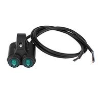 Commutateur de Guidon de Moto, Keenso Interrupteur Marche/Arrêt Universel 22mm Phare Feux Antibrouillard Double Bouton de Commande (A)