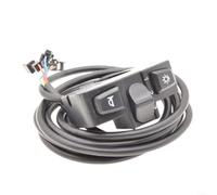 Commutateur de guidon de scooter électrique avec bouton de verrouillage ON OFF broche de commande d'accélérateur pour vélo électrique pour VTT moto ABS (2 en 1)