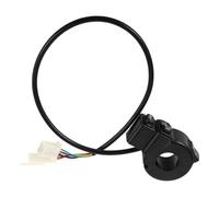 Commutateur de Guidon en Plastique Noir pour Scooter | Commande Phare et Clignotant Intégrée, Installation Facile, Compatibilité Large, pour Guidon 22mm