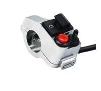 Commutateur De Guidon Moto Pour Contrôleur Lumière Universel, Bouton Commande Klaxon, Interrupteur Multifonction, Indicateur Lumineux Commodo Phare Moto(White)