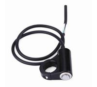 Commutateur de guidon pour moto 22mm bouton ON/OFF pour phares feux de brouillard feux de freinage universel interrupteur en alliage d’aluminium