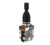 Commutateur de joystick 2 positions 2NO momentané pour HKL-C22, 150/250/600V 15A, levier de commande de montage sur panneau de 22 mm pour machines-outils et convoyeurs, noir