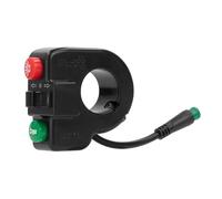 Commutateur de klaxon de scooter électrique connecteur étanche 5 broches Compatible avec Kugoo M4/Pro 3 en 1 remplacer le commutateur de clignotant de phare de guidon