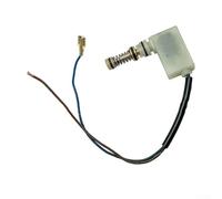 Commutateur de lavage haute pression pour lave-auto 280/380 - Interrupteur de commande avec boîtier en métal-plastique - 85 x 49 mm - Blanc - Protection d'arrêt pour port