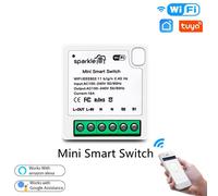 Commutateur de lumière intelligent à 2 voies pour maison intelligente, module Wifi, vie connectée, à monter soi même, application Tuya, contrôle à distance, fonctionne avec Alexa Echo Google Home