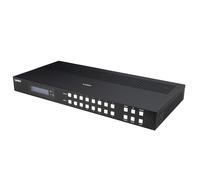 Commutateur de matrice AV Lindy 38435 HDMI 8K 7680x4320 48Gbit/s avec écran intégré boîtier métal noir