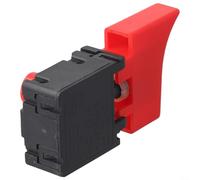 Commutateur de meuleuse d'angle, 125 de type 65 mm en ABS noir pour outils électriques, fonction antiblocage, facile à utiliser, pour les amateurs de bricolage et les utilisateurs d'atelier