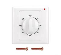Commutateur de minuterie de compte à rebours, panneau de contrôleur de compte à rebours mécanique électronique AC220V 86, pour lampe de réservoir de poissons de pompe de chauffe-eau de ventilateur, mi