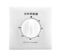 commutateur de minuterie Intelligent, Compte à rebours mécanique Multifonctionnel Pompe Eau 220v pour Le contrôle la Eau Ventilateur Chauffe-Eau Lampe(120minutes)