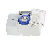 Commutateur de Minuterie Mécanique Analogique, SUL181D 110-230VAC 24 Heures 15 Minutes D'intervalle Manuel, Contrôleur Automatique, Interrupteur Horaire, Relais temporisé