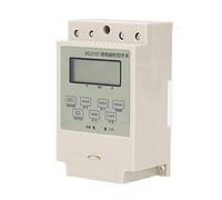 Commutateur de Minuterie Numérique 25a, Relais électronique de Temps Numérique Programmable, Minuterie Réglable avec Transformateur, Minuterie Programmable Numérique Robuste