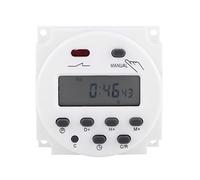 Commutateur de minuterie numérique LCD, minuterie d'ordinateur Programmable hebdomadaire 17on/17off, minuterie électronique pour équipement électrique/Maison(24V)