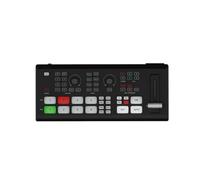 Commutateur de mixage vidéo USB 2.0 avec mise à niveau NDI, commutateur vidéo en direct, 4 entrées caméra, carte de capture USB, enregistrement sur carte SD, multi-vues, streaming Ethernet pour OBS