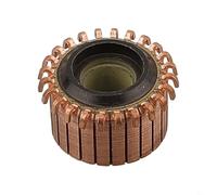 Commutateur de moteur 24P dents en cuivre type crochet pour l'efficacité du moteur électrique, convient aux outils électriques et appareils ménagers, dimensions 28 5 x 11 5 x 18 (21) mm