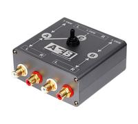 Commutateur de musique de 3,5 mm pour studio et utilisation à la maison, prise en charge de 3,5 mm et connexion pour utilisation home cinéma, sélecteur de son stéréophonique passif