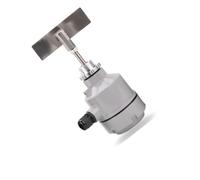 Commutateur de niveau à palette rotatif 24V 110V 220V for trémie à poudre et silo-capteur indicateur de vrac de matériau solide(Flange Foldable DC24V)