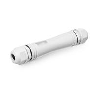 Commutateur de Passage PoE Gigabit extérieur, 1 Extension PoE en 1 PoE, IEEE802.3af/at PoE alimenté 30 W, Ethernet 10/100/1000 Mbps, IP67 étanche Plug and Play