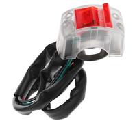 Commutateur de Phare LED Moto, Bouton Marche Arrêt, Plastique Blanc