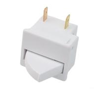 Commutateur de porte de réfrigérateur 2/3 broches 5 A 250 V pour | 5 A 250 V CA, 2/3 broches au choix, couleur blanche, activation rapide de la lumière, montage facile