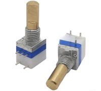 Commutateur de potentiomètre à 5 broches A10K pour LT6100 LT6600 LT7700, bouton de contrôle du volume en cuivre 4,75 mm, pièce de rechange pour talkie-walkie radio accessoires de réparation +++(A)